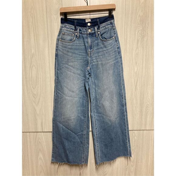 Madewell Blue Flare & Wide Leg Jeans - Picture 1 of 6